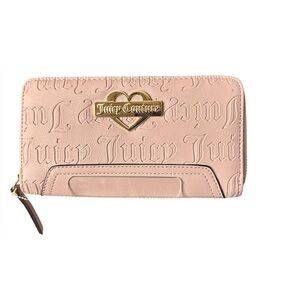 Juicy Couture Pink textured wallet NWOT